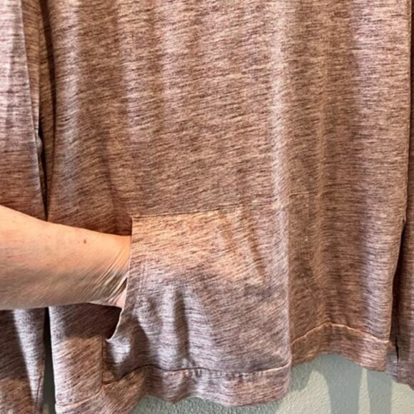 AnyBody Cozy Knit Jersey Message Hoodie - Picture 3 of 6